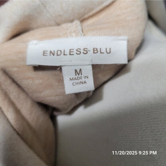 Fringe Western Blanket Coat Camping Firepit Ranch Solid Cream Size Medium - Picture 5 of 7